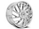 Azara AZA-516 Nano Chrome 6-Lug Wheel; 24x9; 25mm Offset (21-24 F-150)