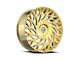 Azara AZA-525 Gold Plated 6-Lug Wheel; 28x9.5; 22mm Offset (04-08 F-150)