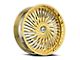 Azara AZA-526 Gold Plated 6-Lug Wheel; 30x9.5; 22mm Offset (21-24 F-150)