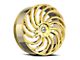 Azara AZA-534 Gold Plated 6-Lug Wheel; 28x9.5; 22mm Offset (21-25 F-150)