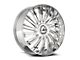 Azara AZX-102 Chrome 6-Lug Wheel; 28x9.5; 22mm Offset (21-24 F-150)