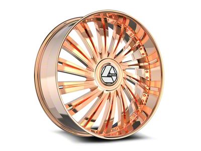 Azara AZX-102 Rose Gold 6-Lug Wheel; 30x9.5; 22mm Offset (21-24 F-150)