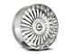 Azara AZX-103 Chrome 6-Lug Wheel; 30x9.5; 22mm Offset (21-24 F-150)