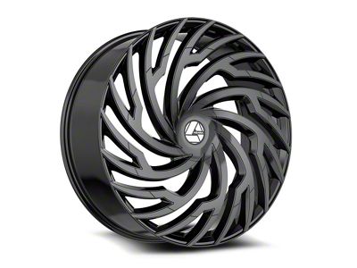 Azara AZA-536 Gloss Black 6-Lug Wheel; 30x9.5; 22mm Offset (19-25 RAM 1500)