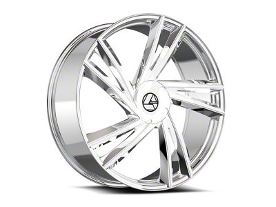 Azara AZA-529 Nano Chrome 6-Lug Wheel; 22x9.5; 22mm Offset (19-23 Ranger)