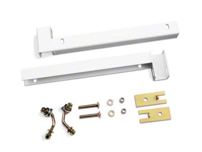 BackRack 21-Inch Wide Toolbox Installation Hardware Kit; White (15-24 Canyon)