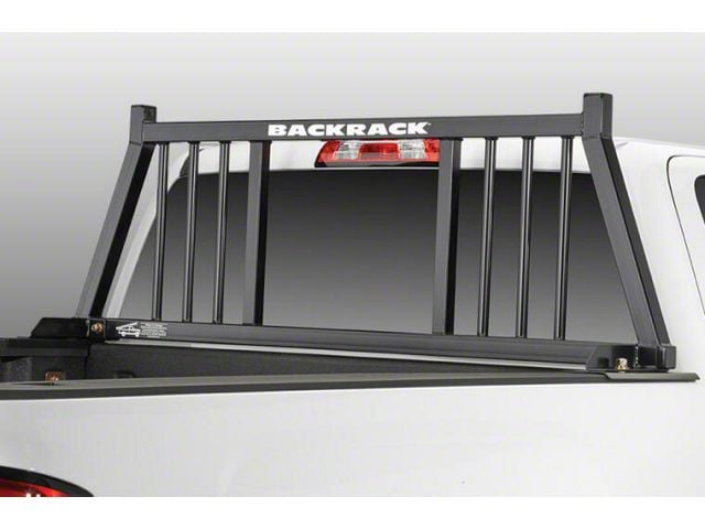 BackRack Three Round Headache Rack Frame with Standard No Drill Installation Kit, Standard Side Bed Rails and Rear Bed Bar (15-24 F-150)
