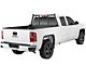 BackRack Half Safety Headache Rack Frame with 21-Inch Wide Toolbox No Drill Installation Kit and Rear Bed Bar (17-24 F-250 Super Duty)