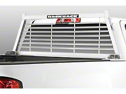 BackRack Louvered Headache Rack Frame; White (11-24 F-350 Super Duty)