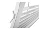 BackRack Louvered Headache Rack Frame; White (11-24 F-350 Super Duty)