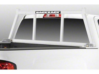 BackRack Open Headache Rack Frame; White (11-24 F-350 Super Duty)