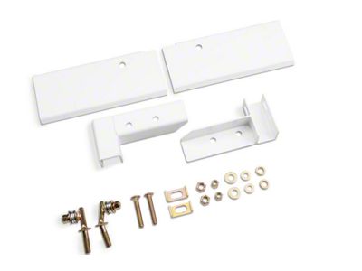 BackRack Standard Installation Hardware Kit; White (17-24 F-350 Super Duty)