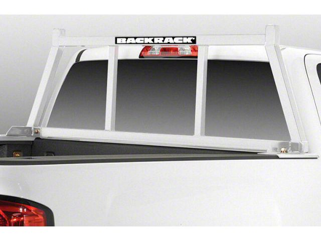 BackRack Open Headache Rack Frame; White (03-24 RAM 2500 w/o RAM Box)