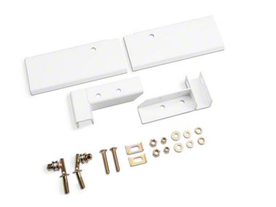 BackRack Standard Installation Hardware Kit; White (19-24 Ranger)