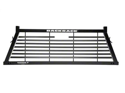 BackRack Louvered Headache Rack Frame with 21-Inch Wide Toolbox No Drill Installation Kit (19-24 Sierra 1500)