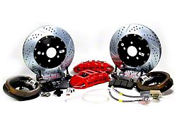 Baer Extreme+ Rear Big Brake Kit with 15-Inch Rotors; Black Calipers (04-14 F-150; 15-18 F-150 w/ Manual Parking Brake)