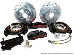 Baer Extreme Rear Big Brake Kit; Black Calipers (07-18 Sierra 1500)