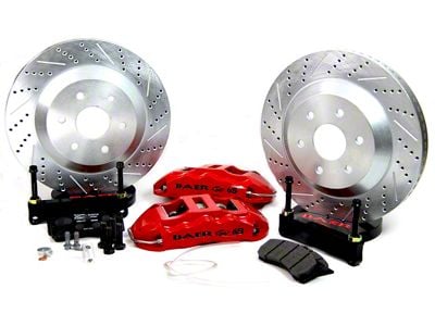 Baer Extreme+ Front Big Brake Kit with 14-Inch Rotors; Comp Yellow Calipers (97-03 4WD F-150)