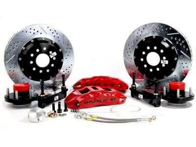 Baer Extreme+ Front Big Brake Kit with 14-Inch Rotors; Comp Yellow Calipers (97-03 2WD F-150)