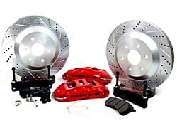 Baer Extreme Front Big Brake Kit with 15-Inch Rotors; Fire Red Calipers (04-08 2WD F-150)