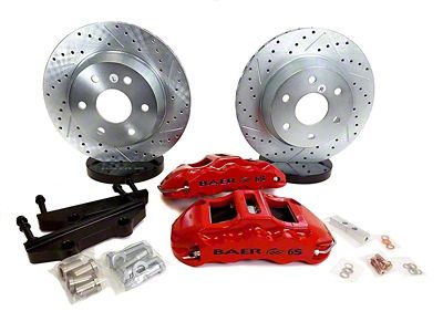 Baer Extreme Rear Big Brake Kit with 14-Inch Rotors; Comp Yellow Calipers (99-25 Sierra 1500 w/ Rear Disc Brakes)