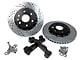 Baer EradiSpeed+ 2-Piece Performance Drilled and Slotted Rotors; Front Pair (99-04 Silverado 1500)