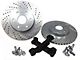 Baer EradiSpeed1 Drilled and Slotted 6-Lug Rotors; Front Pair (99-04 Silverado 1500)