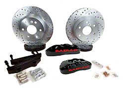 Baer Extreme Rear Big Brake Kit with 14-Inch Rotors; Black Calipers (07-25 Tahoe)