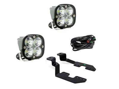 Baja Designs Squadron Pro LED Lights with A-Pillar Mounting Brackets (15-19 Canyon)