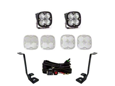 Baja Designs Squadron Pro LED Lights with A-Pillar Mounting Brackets (21-24 F-150)