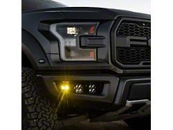 Baja Designs Squadron/S2 SAE Sportsman LED Fog Light Pocket Kit; Amber (17-20 F-150 Raptor)