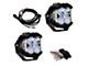 Baja Designs LP4 Pro LED Auxiliary Light Pods with Amber Backlight; Spot Beam; Clear (Universal; Some Adaptation May Be Required)