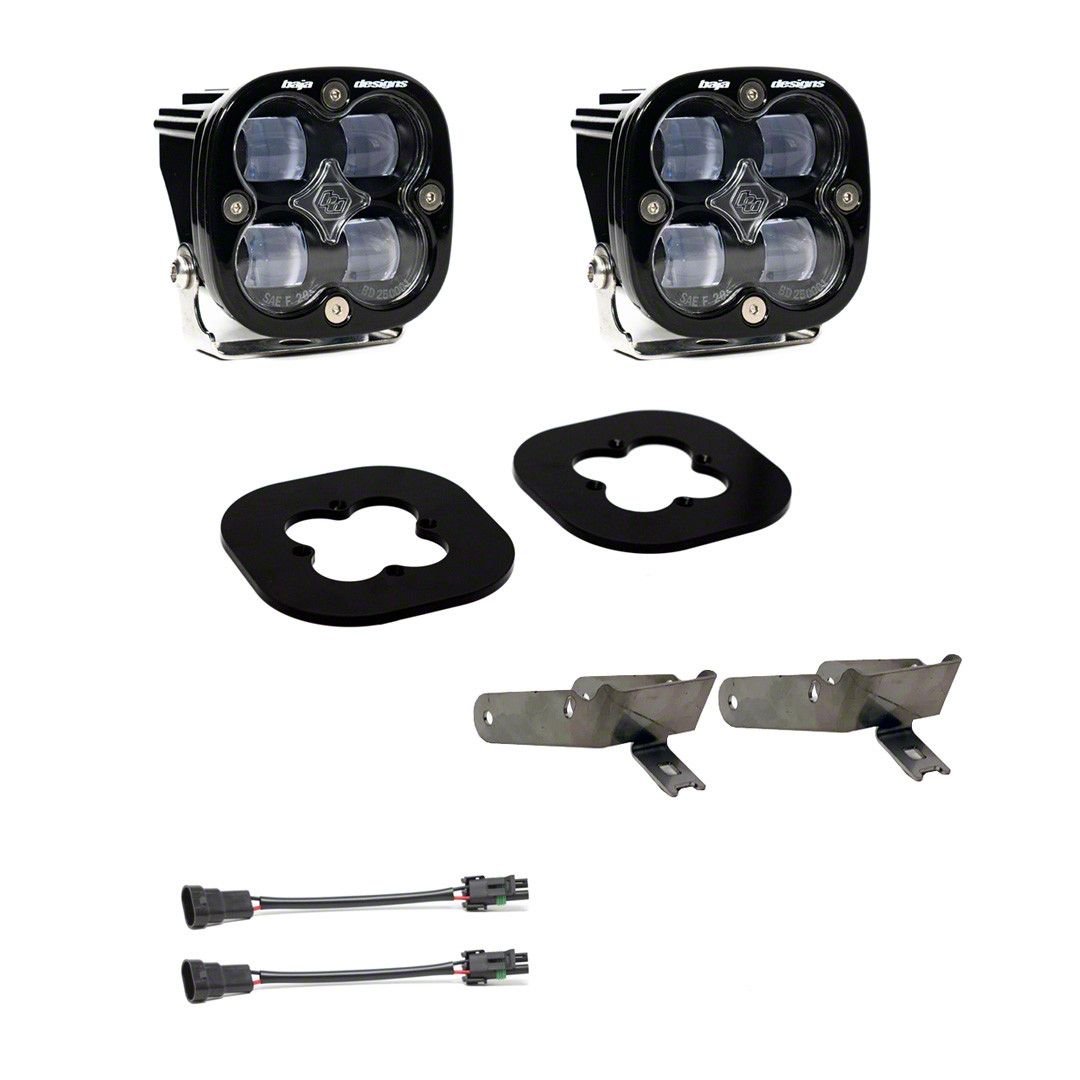 Baja Designs F-250 Super Duty Squadron Sae Led Fog Pocket Light Kit 