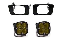 Baja Designs Squadron SAE LED Fog Light Pocket Kit; Amber (17-19 F-350 Super Duty)