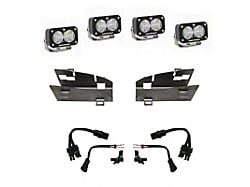 Baja Designs S2 Sport Dual LED Fog Light Pocket Kit; Clear (19-24 RAM 1500 Rebel)