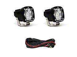 Baja Designs S1 LED Auxiliary Light Pods; Wide Cornering Beam; Clear (Universal; Some Adaptation May Be Required)