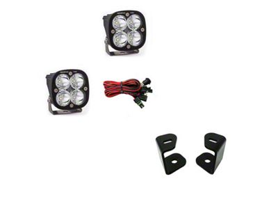 Baja Designs Squadron Pro LED Lights with A-Pillar Mounting Brackets (09-18 RAM 1500)