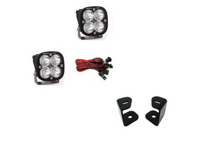 Baja Designs Squadron Sport LED Lights with A-Pillar Mounting Brackets (09-18 RAM 1500)