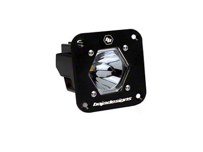 Baja Designs S1 Flush Mount Auxiliary Light Pod; Spot Beam; Clear (Universal; Some Adaptation May Be Required)