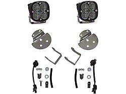 Baja Designs Squadron SAE LED Fog Light Pocket Kit; Clear (15-19 Sierra 2500 HD)