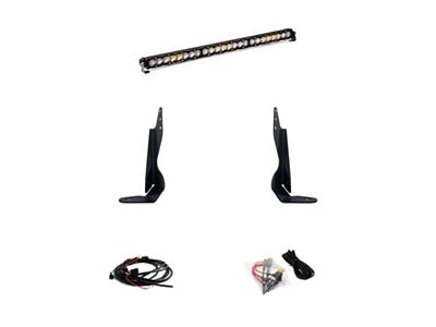 Baja Designs Single 30-Inch S8 Behind Grille Light Kit (20-24 Sierra 3500 HD)