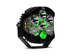 Baja Designs LP6 Pro LED Auxiliary Light Pod with Green Backlight; Spot Beam; Clear (Universal; Some Adaptation May Be Required)