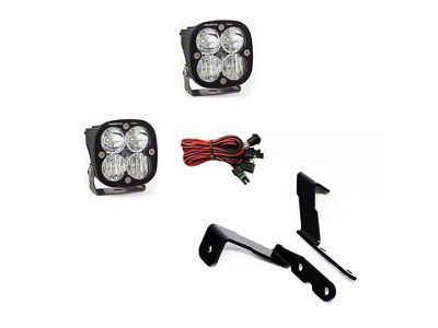 Baja Designs Squadron Pro LED Lights with A-Pillar Mounting Brackets (07-13 Silverado 1500)