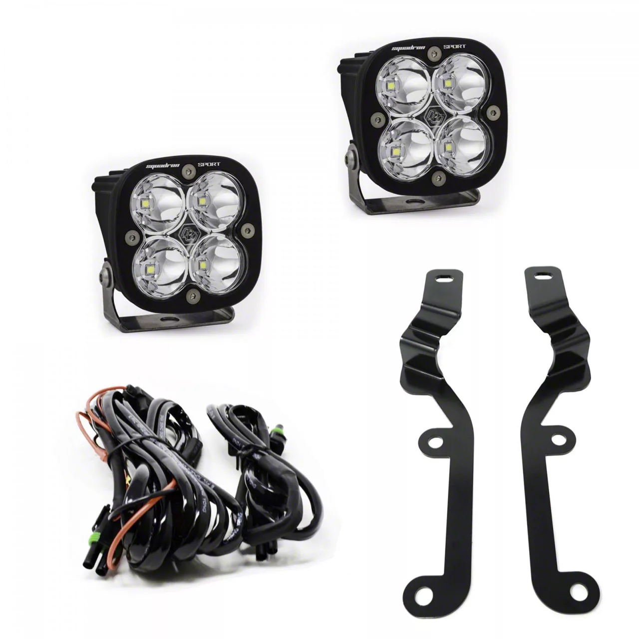 Baja Designs Silverado 1500 Squadron Sport LED Lights with A-Pillar ...