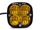 Baja Designs Squadron Sport LED Fog Light Pocket Kit; Amber (20-23 Silverado 2500 HD)