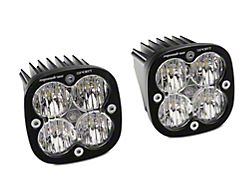 Baja Designs Squadron Sport LED Fog Light Pocket Kit; Clear (20-23 Silverado 3500 HD)