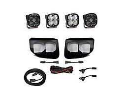 Baja Designs Squadron SAE/Pro Dual LED Fog Light Pocket Kit; Clear (20-22 F-250 Super Duty)