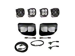 Baja Designs Squadron SAE/Pro Dual LED Fog Light Pocket Kit; Clear (20-22 F-250 Super Duty w/ Upfitter Switch)