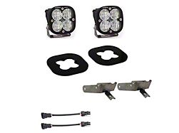 Baja Designs Squadron Pro LED Fog Light Pocket Kit; Clear (11-16 F-250 Super Duty)