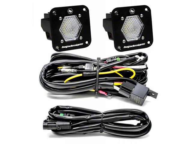 Baja Designs S1 Flush Mount Reverse Light Kit; Work/Scene Beam (Universal; Some Adaptation May Be Required)